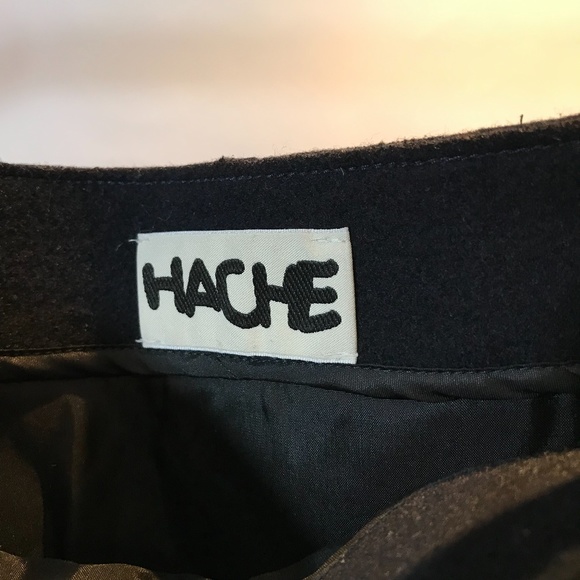 Hache Wool Skirt - Picture 4 of 7